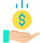 Hands and gestures representing business and finance with dollar currency, symbolizing saving money, investment, cost saving, payroll